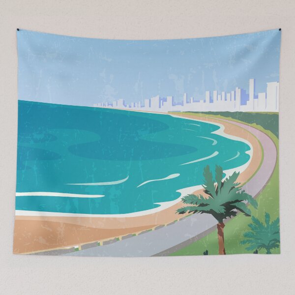 Item preview, Tel Aviv, Israel - Retro travel minimalist poster designed and sold by GreekTavern1979.