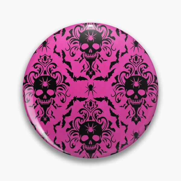 Item preview, Gothic Damask Pattern (Spider Mind Pink) designed and sold by GrimDork.