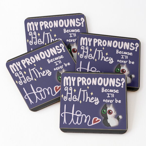 Item preview, Hey/Them Pronouns for the Coolest People designed and sold by PeacockColors01.