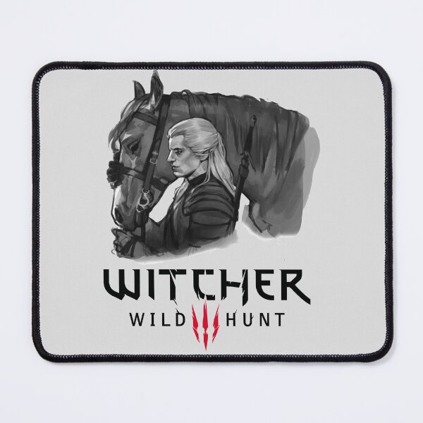 Witcher graphic t-shirt design Mouse Pad