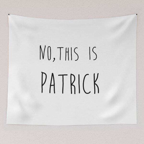 Item preview, No This is Patrick Spongebob Squarepants designed and sold by pizzauniverse.