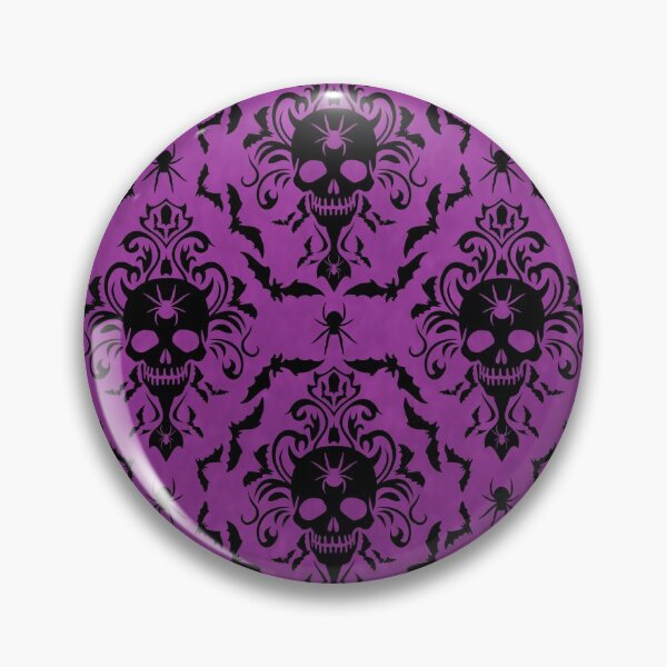 Item preview, Gothic Damask Pattern (Spider Mind Purple) designed and sold by GrimDork.