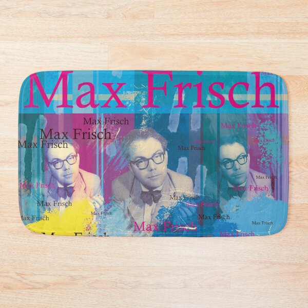 Artikelvorschau, vintage Porträt, Schweizer Schriftsteller Max Frisch entworfen und verkauft von Mauswohn.
