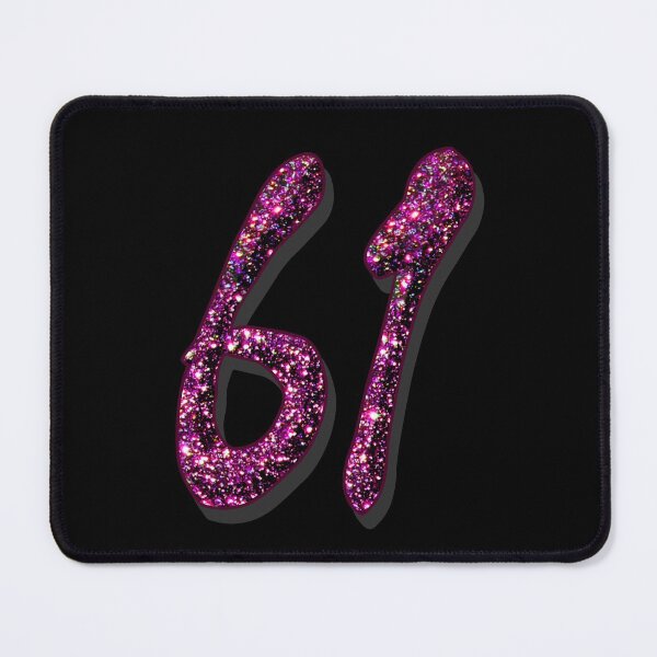 Item preview, 61st Birthday Anniversary - Purple Glamor Numbers designed and sold by GlamourChick.