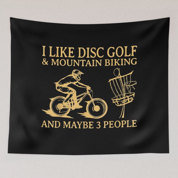 Item preview, I Like Disc Golf And Mountain Biking And Maybe 3 People designed and sold by spherevilla.