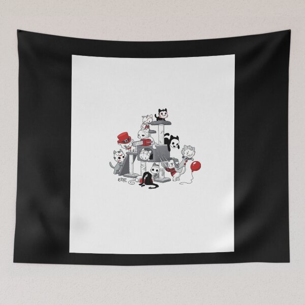Item preview, Horror Icon Kitties  Graphic T-Shirt.png designed and sold by RichardAda.