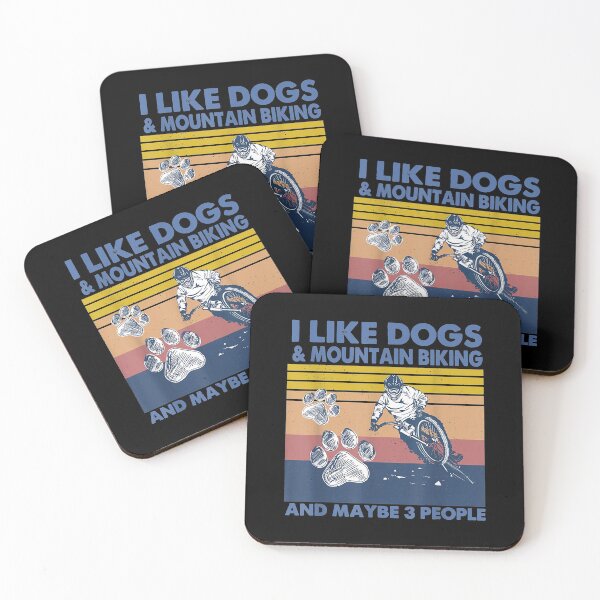 Item preview, I Like Dogs And Mountain Biking And Maybe 3 People designed and sold by spherevilla.