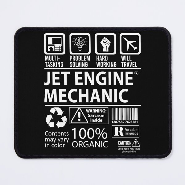 Item preview, Jet Engine Mechanic T Shirt - MultiTasking Certified Job Gift Item Tee designed and sold by sabinacsnm.