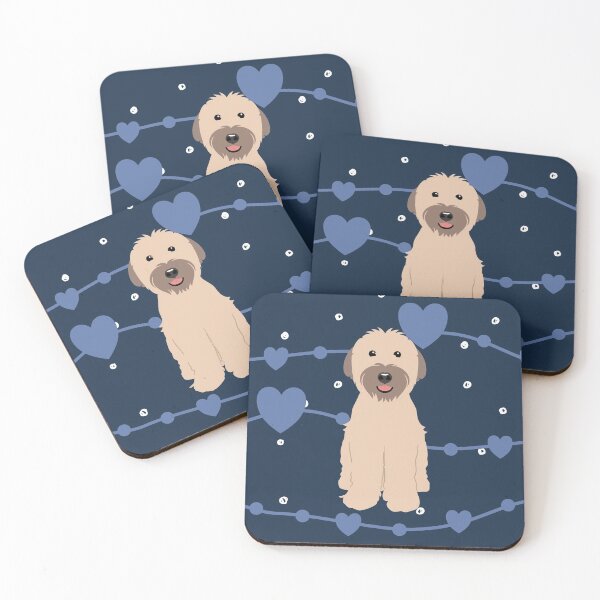 Item preview, Amor Terrier de trigo de pelo suave designed and sold by Lulupainting.