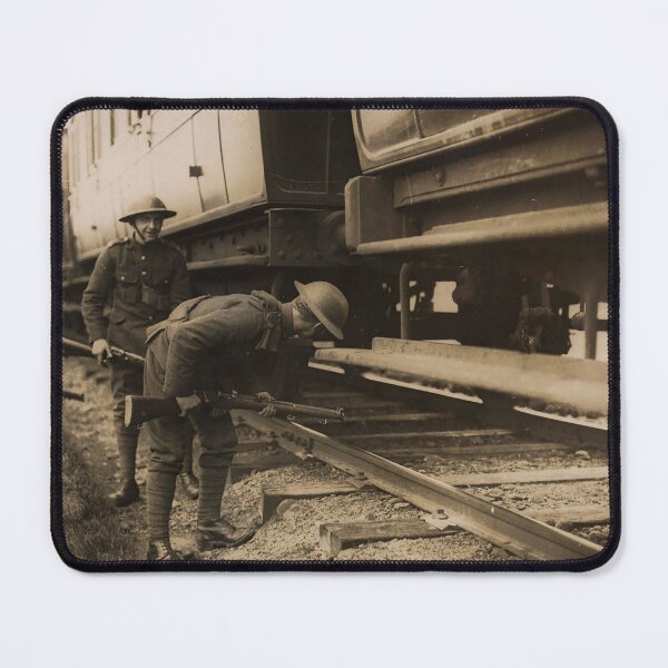 Item preview, BRITISH SOLDIERS SEARCHING TRAINS designed and sold by Night-parade.