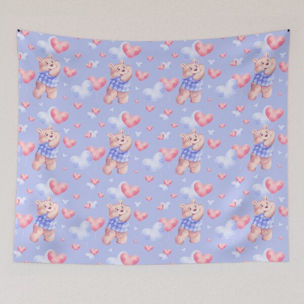 Item preview, Teddy Bear & Balloons designed and sold by 4lowpoly.