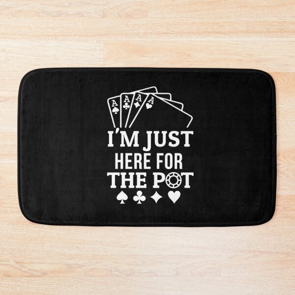 Item preview, I'm Just Here For The Pot T-shirt, Funny Poker Shirt, Casino Shirt, Poker Player Gift, Poker Tee Women, Gambling T-shirt designed and sold by Djikou.