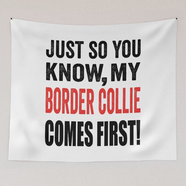 Item preview, Just so you know, my Border Collie comes first. designed and sold by TJHstudio.