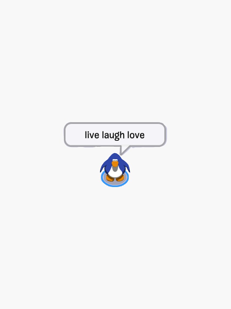Aperçu 3 sur 3. Sticker avec l'œuvre vivre rire amour créée et vendue par ashleycries.