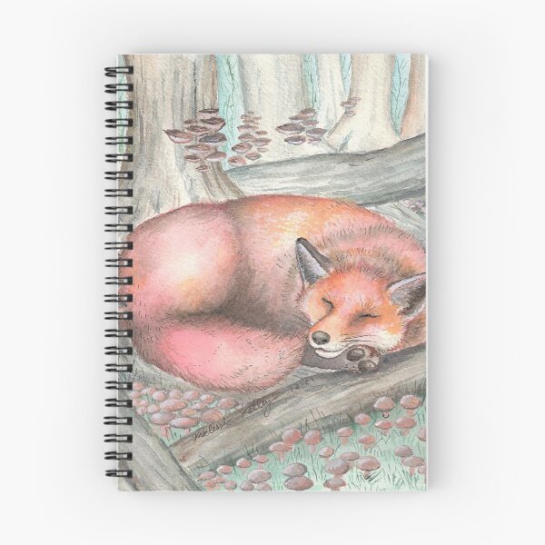 Item preview, Cozy red fox sleeping designed and sold by Kelley-Art.