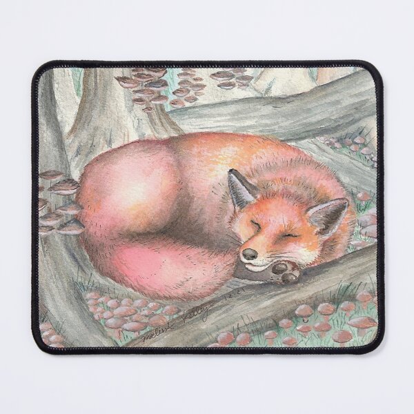 Item preview, Cozy red fox sleeping designed and sold by Kelley-Art.