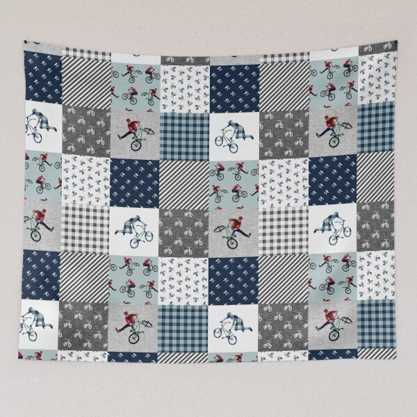 Aperçu de l'œuvre BMX Vintage Patchwork créée et vendue par MignonBeauty.