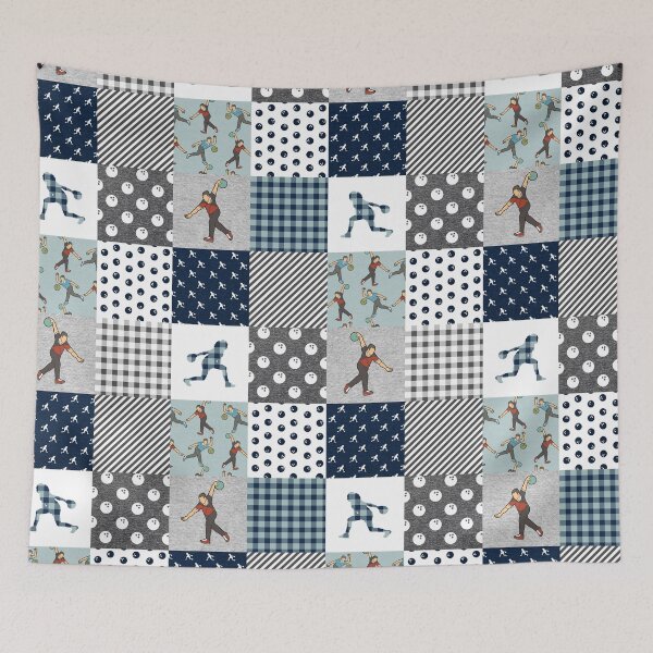 Item preview, Bowling Vintage Patchwork designed and sold by MignonBeauty.