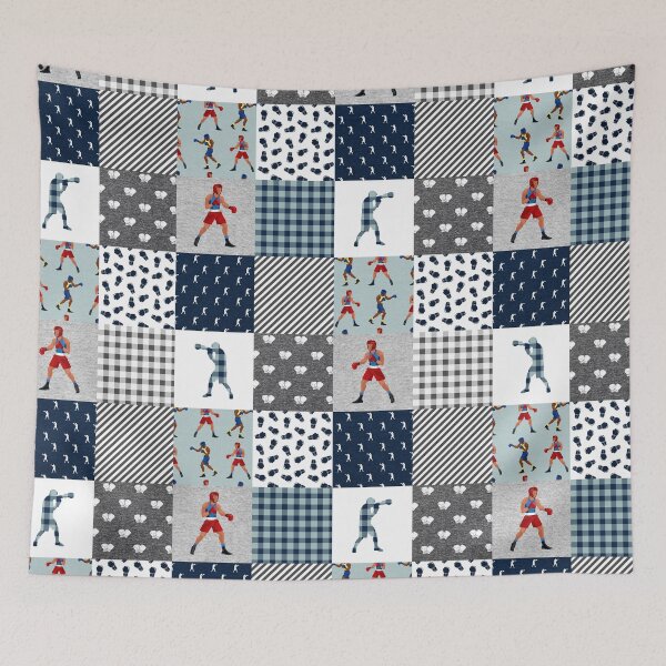 Item preview, Boxing Vintage Patchwork designed and sold by MignonBeauty.