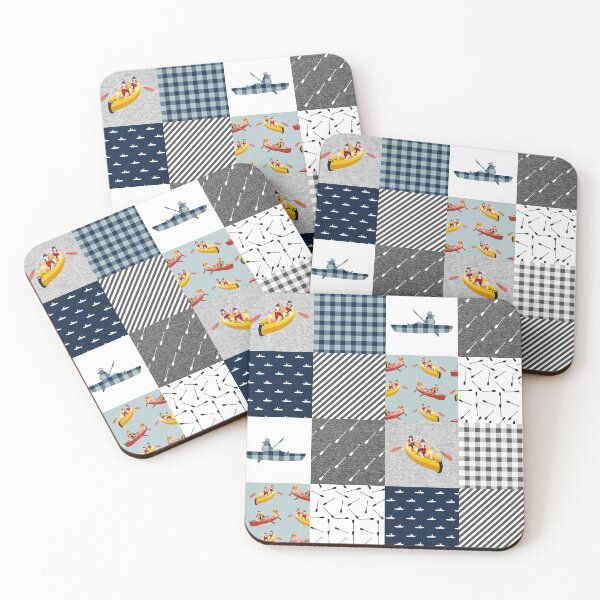 Item preview, Canoeing Vintage Patchwork designed and sold by MignonBeauty.