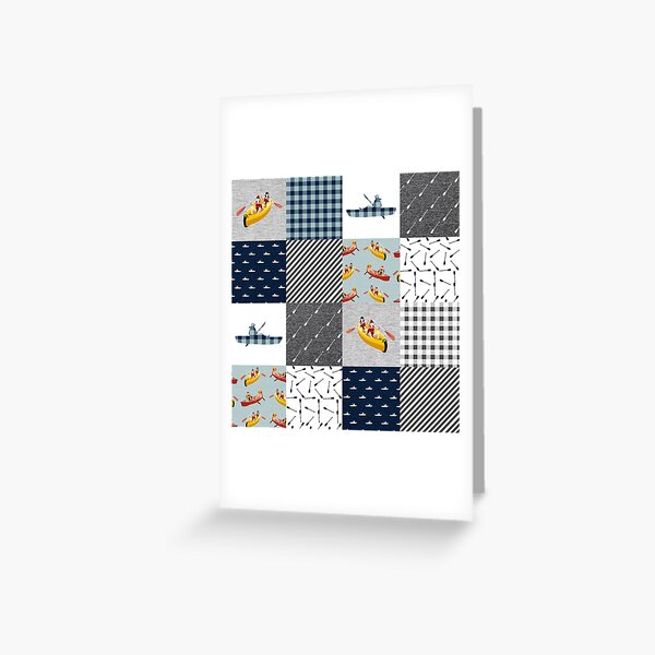 Item preview, Canoeing Vintage Patchwork designed and sold by MignonBeauty.