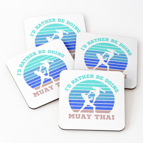 Item preview, I'd Rather Be Doing Muay Thai Retro Style designed and sold by 9N20.