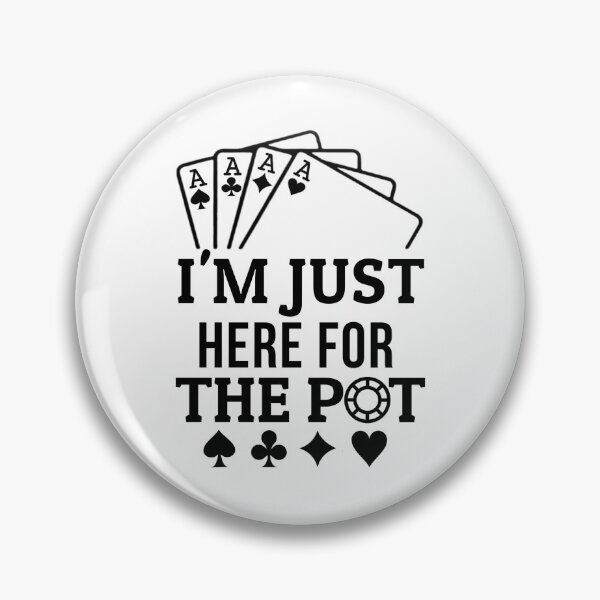 Item preview, I'm Just Here For The Pot T-shirt, Funny Poker Shirt, Casino Shirt, Poker Player Gift, Poker Tee Women, Gambling T-shirt designed and sold by Djikou.