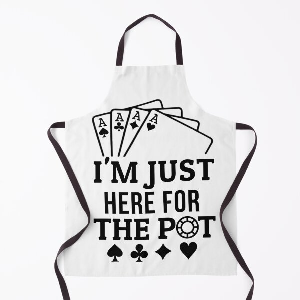 Item preview, I'm Just Here For The Pot T-shirt, Funny Poker Shirt, Casino Shirt, Poker Player Gift, Poker Tee Women, Gambling T-shirt designed and sold by Djikou.
