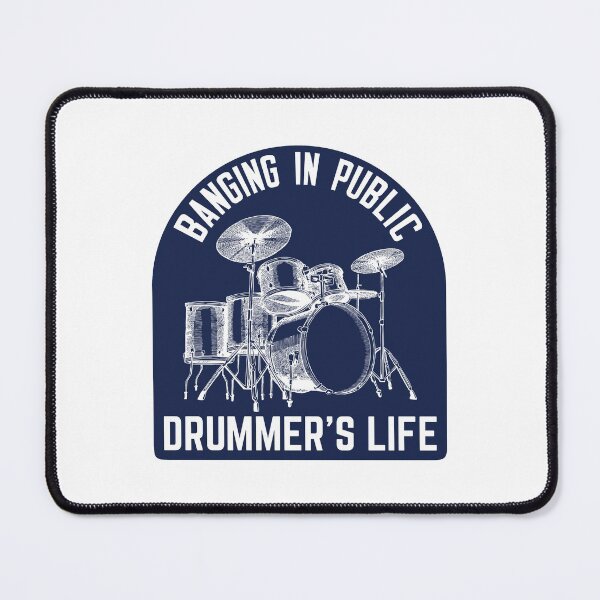 Item preview, Banging in public Drummers life Funny Drummer Art For Men Women Drum Set Drumming Lovers designed and sold by Unicorny-Design.
