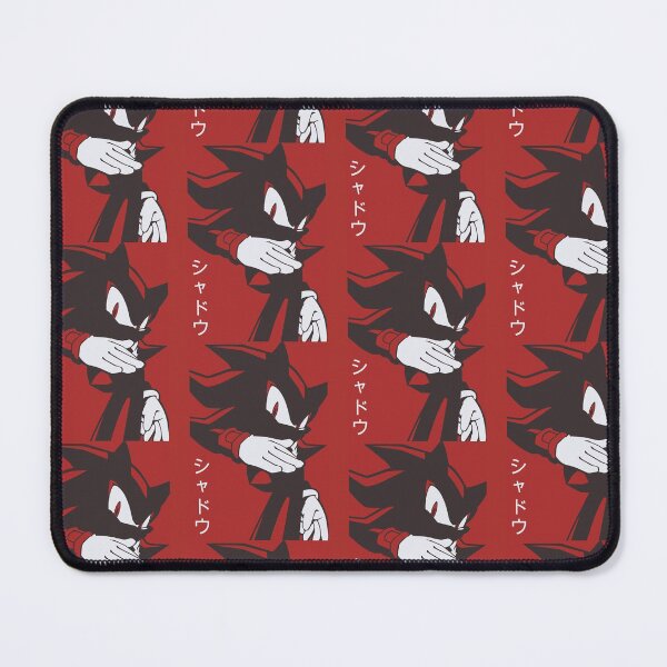 Item preview, Normal Black Shadow Hedgehog anime manga style Background Red designed and sold by discreetgeeks.