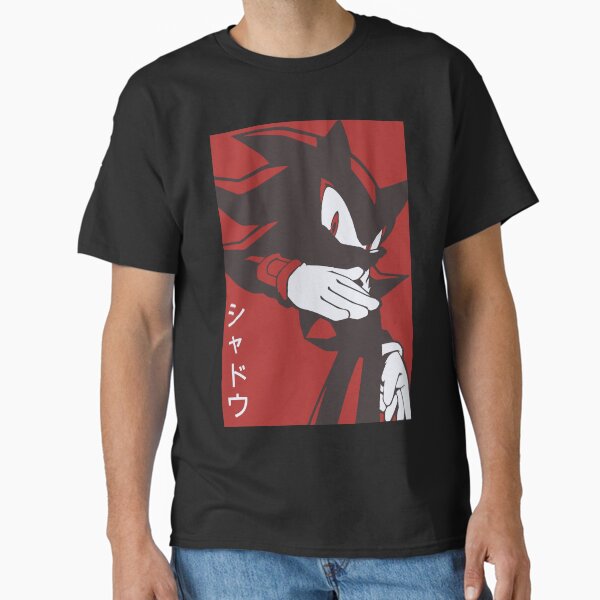 Item preview, Normal Black Shadow Hedgehog anime manga style Background Red designed and sold by discreetgeeks.