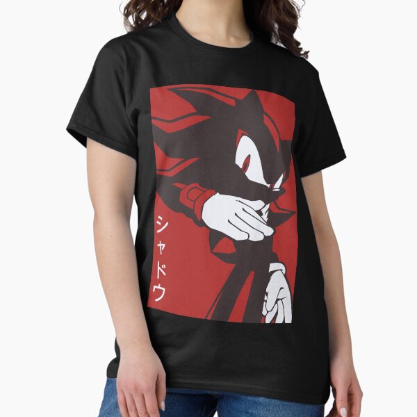 Item preview, Normal Black Shadow Hedgehog anime manga style Background Red designed and sold by discreetgeeks.