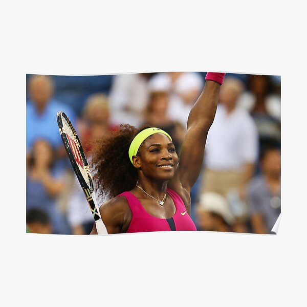 Serena Williams Tennis j'ai grandi Imprimé Photo sur encadrée Toile Wall Art Decor