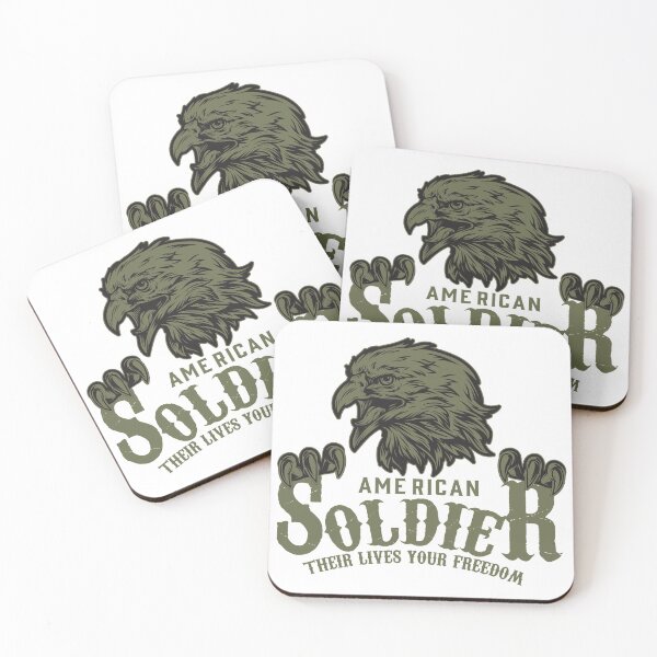 Artikelvorschau, Amerikanischer Soldat für Freiheits-T-Shirt-Design entworfen und verkauft von TheTshirtClub.