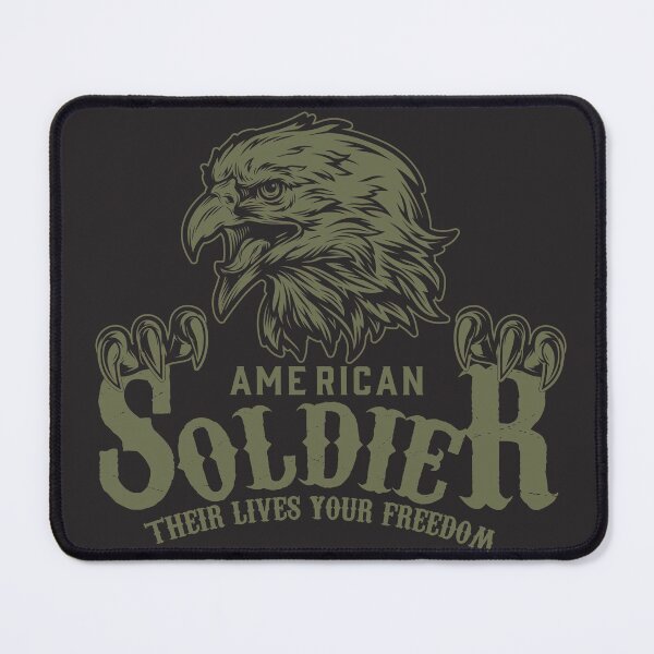 Item preview, American soldier for freedom t-shirt design designed and sold by TheTshirtClub.