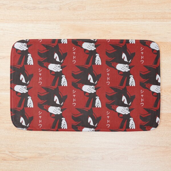 Item preview, Normal Black Shadow Hedgehog anime manga style Background Red designed and sold by discreetgeeks.