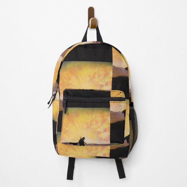 Item preview, mando hunter and child canvas designed and sold by wynnprints.
