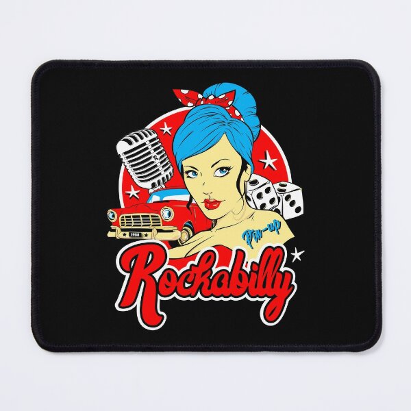 Rockabilly Style Pinup Girl Vintage Classic Hot Rod Rock and Roll Music |  Poster