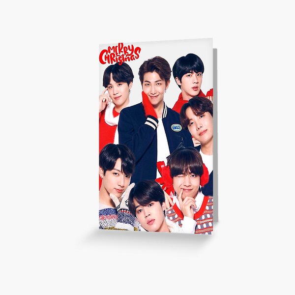'Merry Christmas' with BTS - 1 Greeting Card