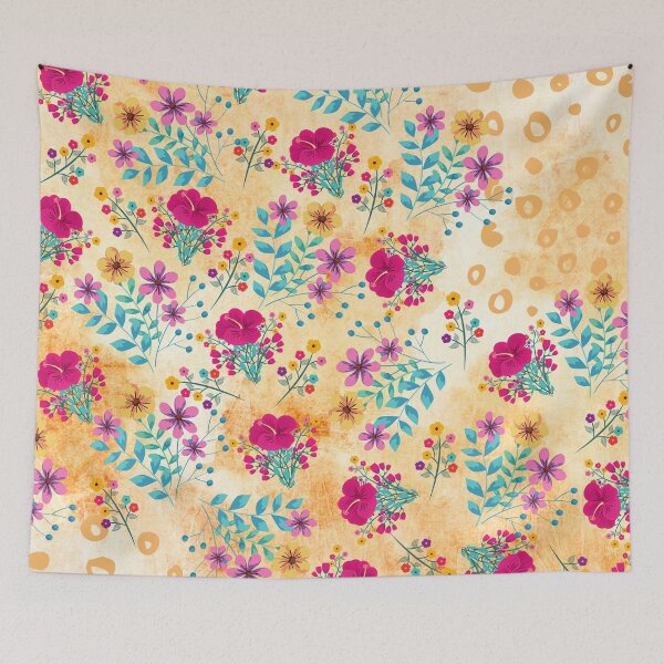 Item preview, Flowers and animal print designed and sold by creativeDaphne.