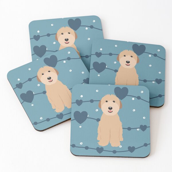 Item preview, Amor Terrier de trigo de pelo suave designed and sold by Lulupainting.