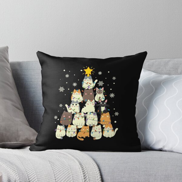 Item preview, Cute Cat Kitten Christmas Tree Cat Lover Xmas Light Holiday designed and sold by PedroxFigueroa.