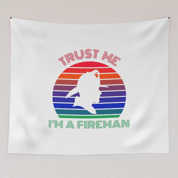 Item preview, Trust Me I'm A Fireman Retro Style designed and sold by 9N20.