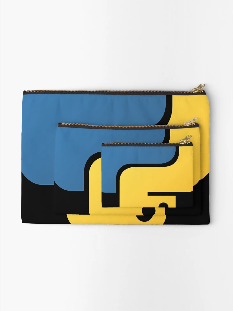 Thumbnail 2 of 4, Zipper Pouch, Python Logo Merchandise Essential designed and sold by CedricDavis.