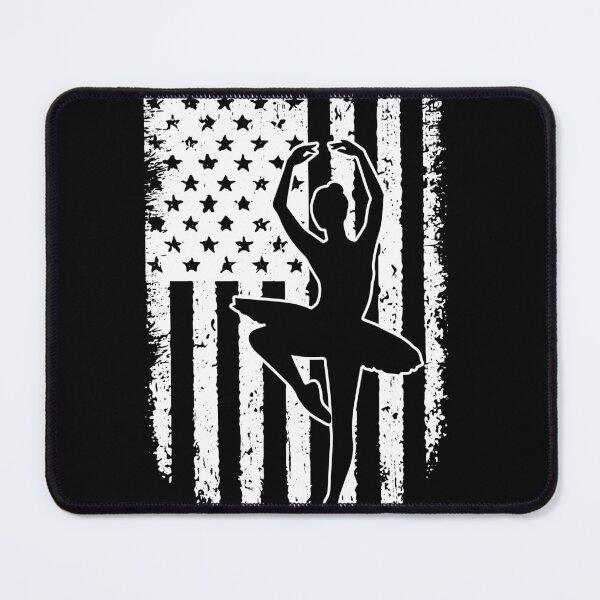 Item preview, Ballet Dance American Flag Retro White designed and sold by VannaShanha.