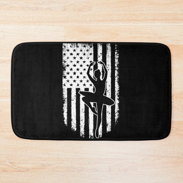 Item preview, Ballet Dance American Flag Retro White designed and sold by VannaShanha.