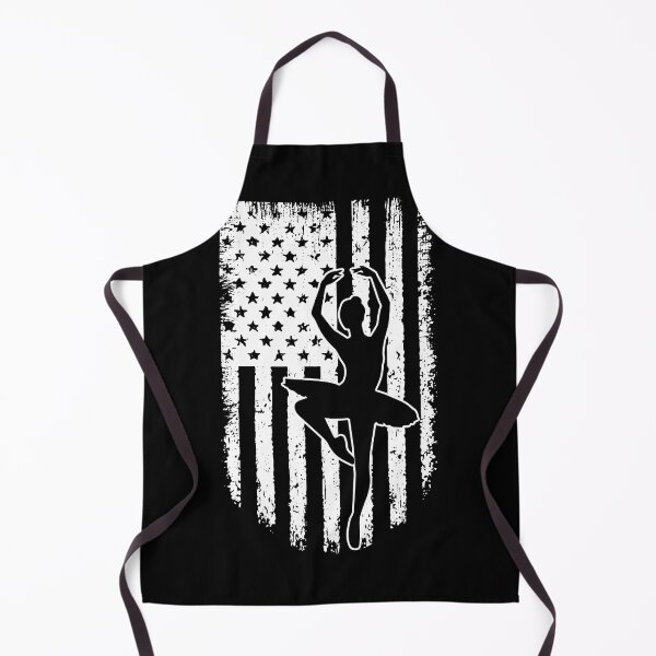 Item preview, Ballet Dance American Flag Retro White designed and sold by VannaShanha.