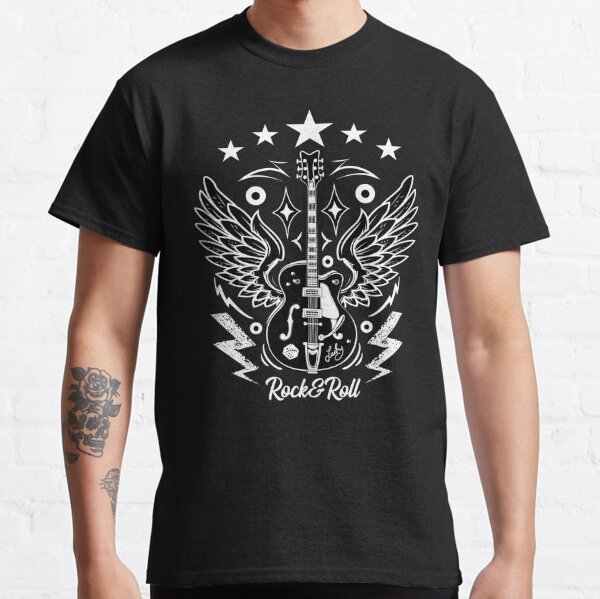 Rockabilly Music Classic Rock and Roll Sock Hop Retro Style Biker" Classic T-Shirt for Sale MemphisCenter | Redbubble