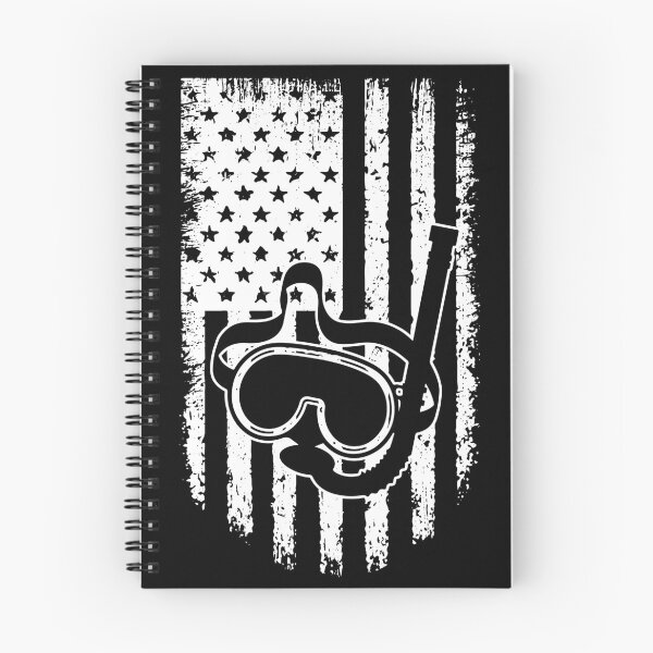 Item preview, Diving American Flag Retro White designed and sold by VannaShanha.