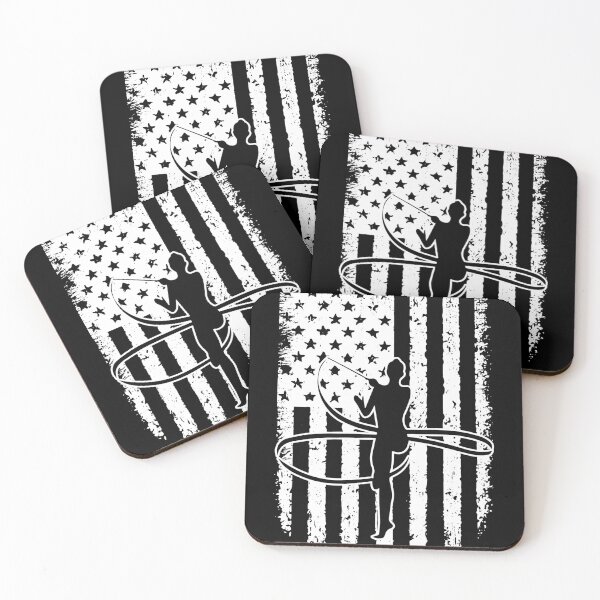 Item preview, Gymnastics American Flag Retro White designed and sold by VannaShanha.